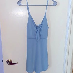 Pacsun L.A. Hearts baby blue romper